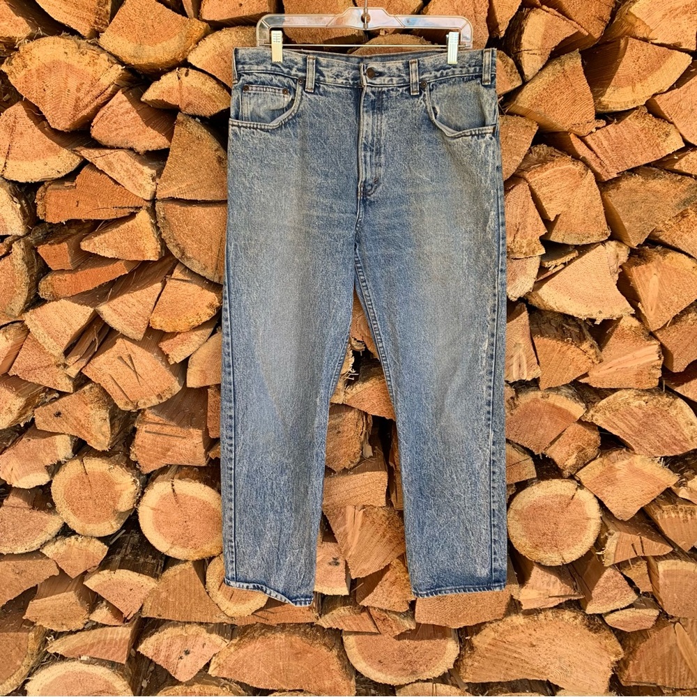 Vintage Men’s 34 x 29 GAP Classic Blue Light Acid Wash Denim Jeans Y2K 90’s 80’s